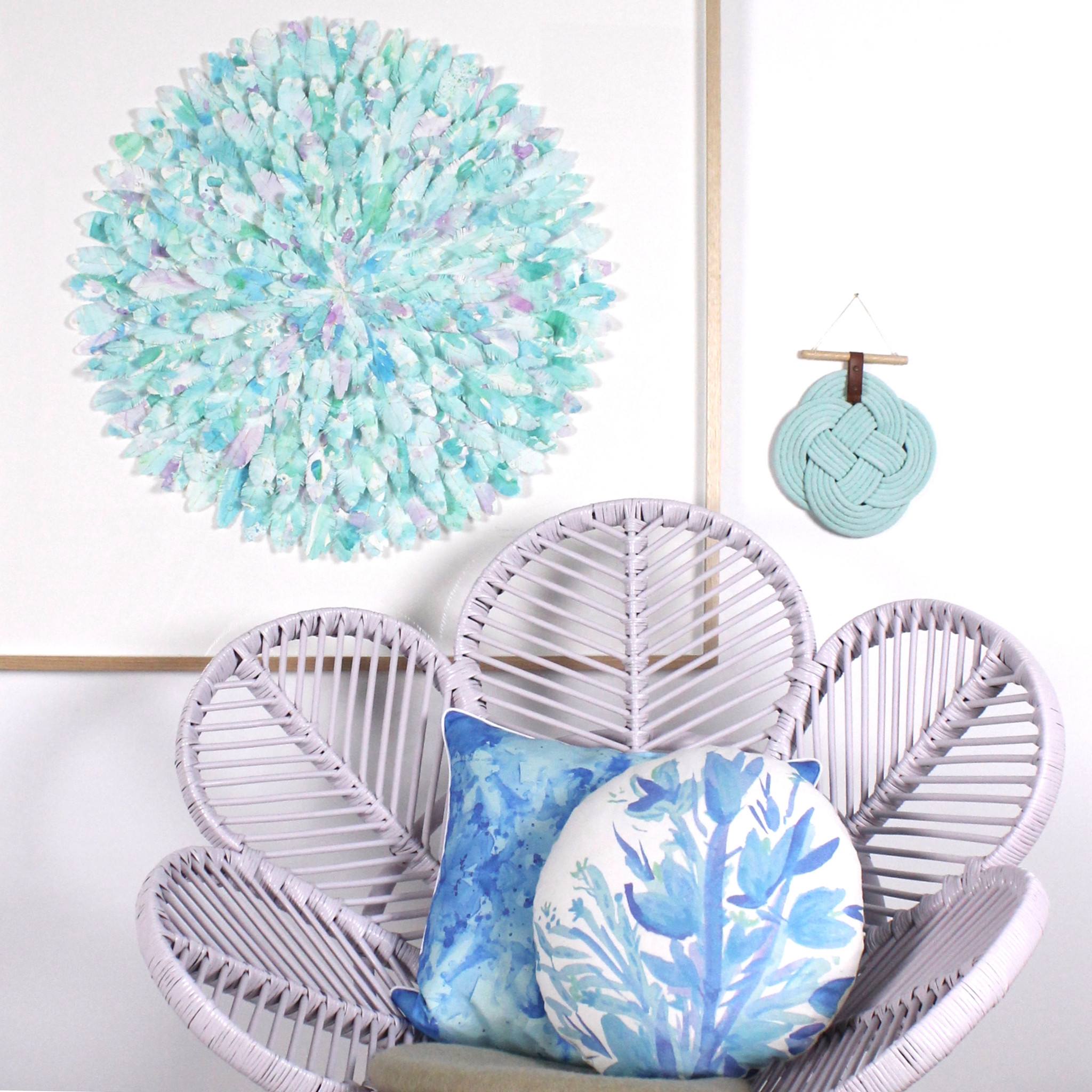 mondocherry - juju hat paper feather artwork - "hummingbird" - styled