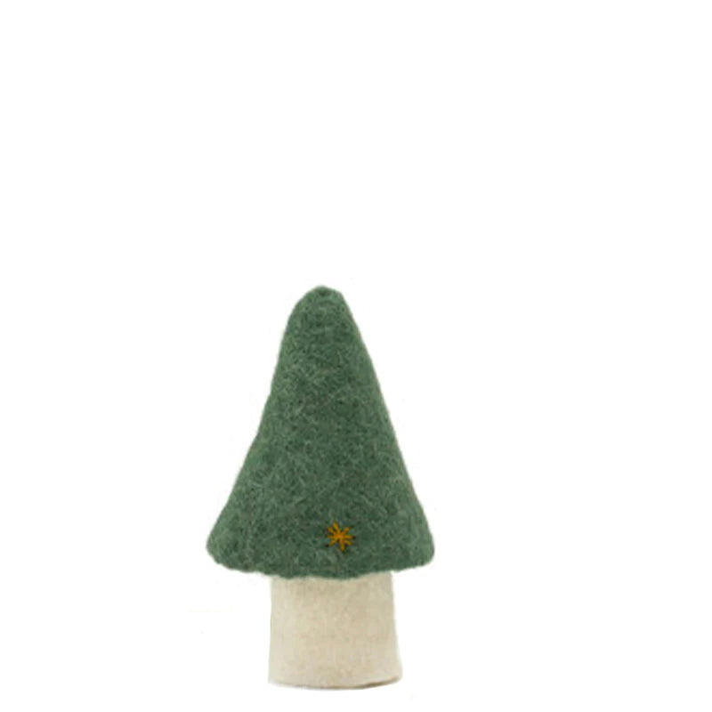 Muskhane | felt Christmas tree decoration | olive