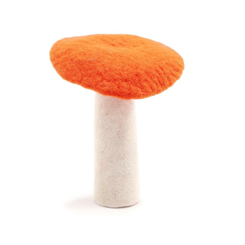 Muskhane | felt mushroom | XL | pure orange