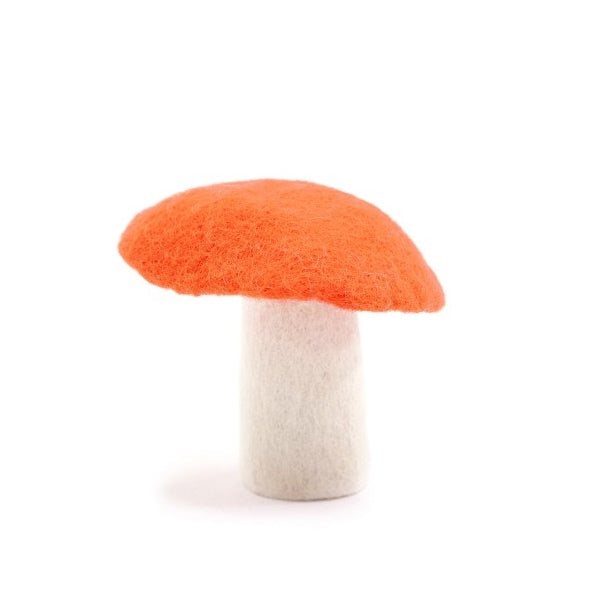Muskhane | felt mushroom | large | fluroange