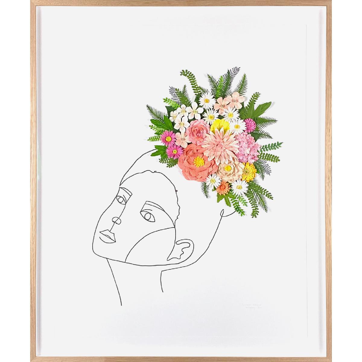 "fascination asteraceae" - paper wall art
