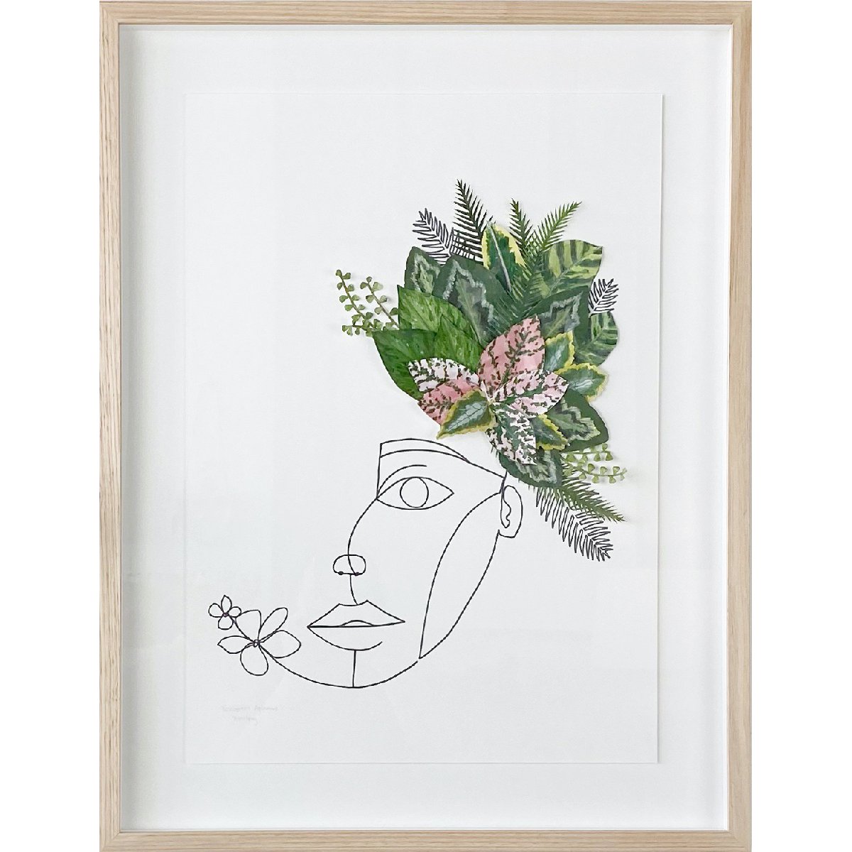 "aglaonema" | fascination paper artwork - portrait