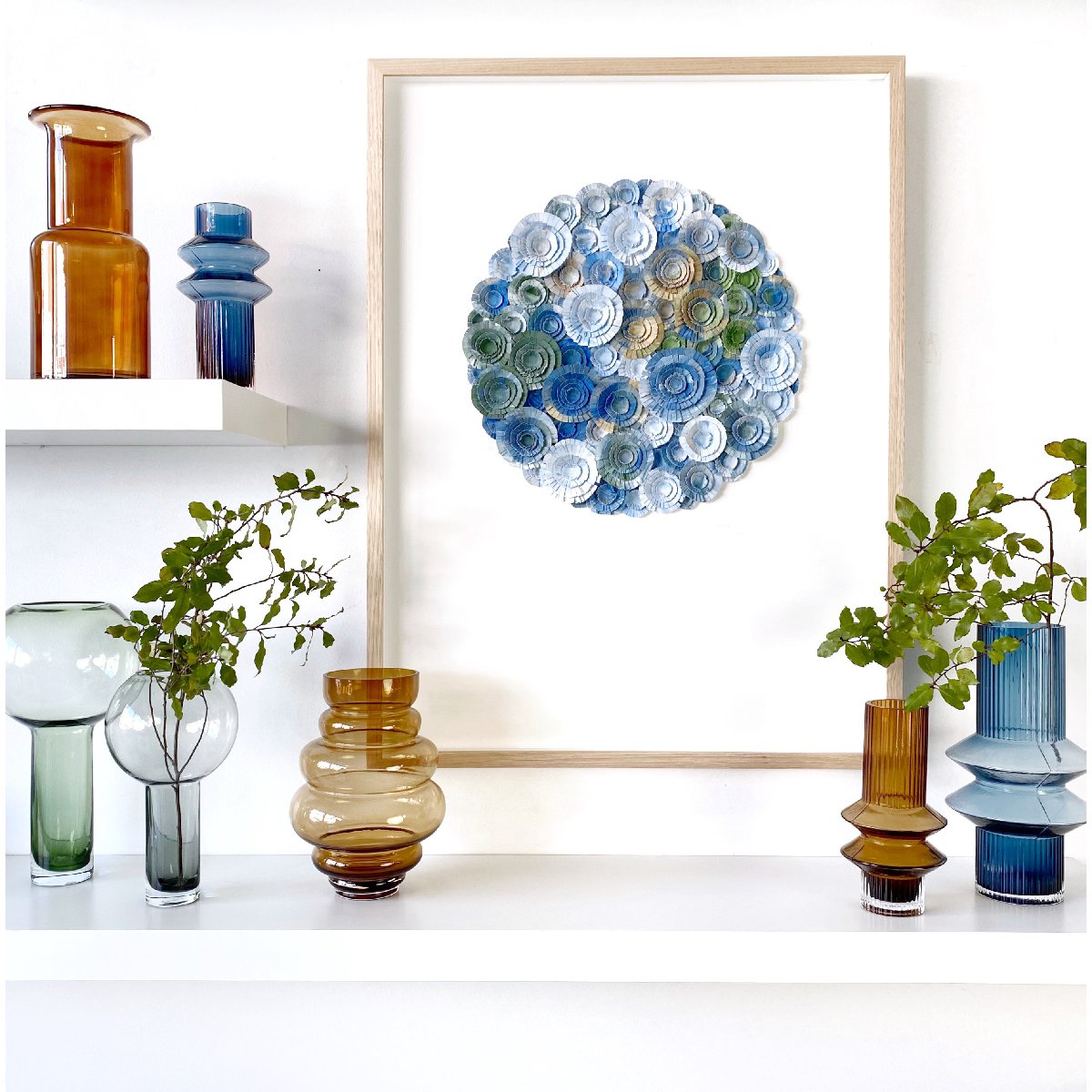 "moreton bay" | rockpool paper artwork - vases
