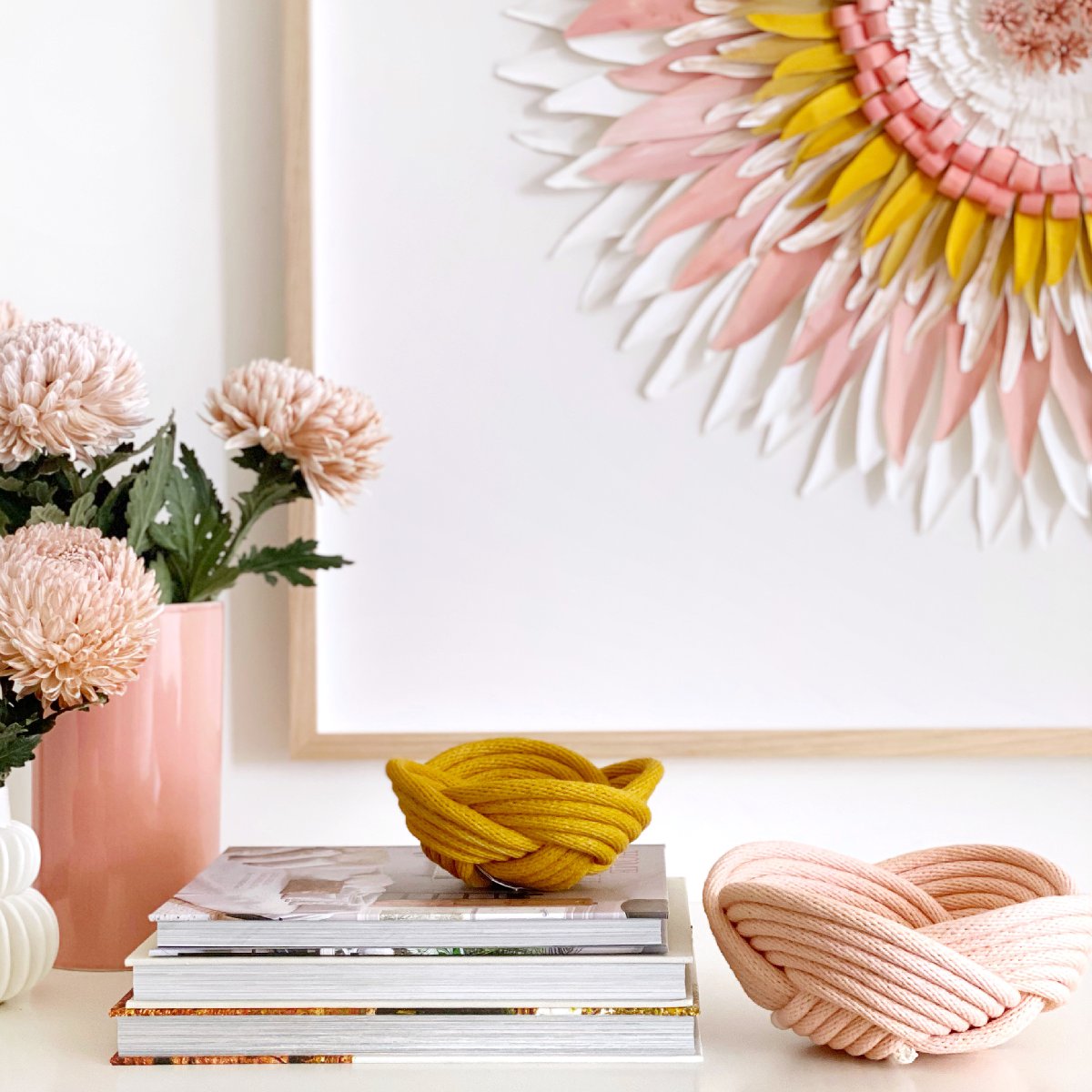 "whimsy" | paper wall art - close