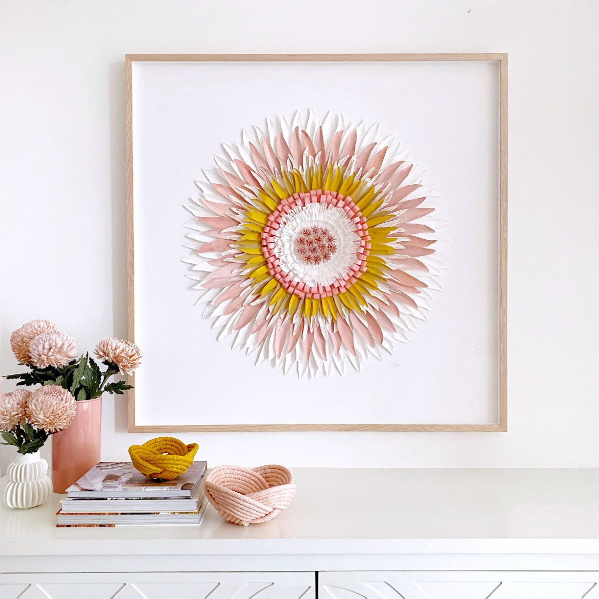 "whimsy" | paper wall artwork