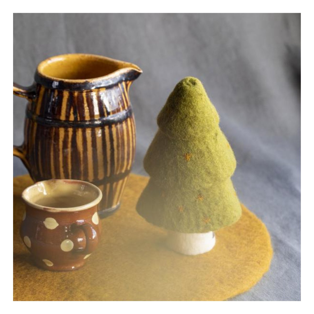 mondocherry - Muskhane | felt Christmas tree decoration | anise