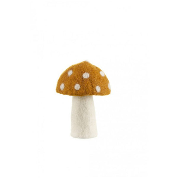 mondocherry - Muskhane | felt dotty mushroom | XL | gold
