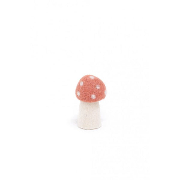 mondocherry - Muskhane | felt dotty mushroom | small | litchee