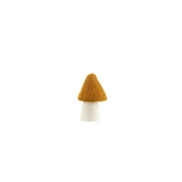 mondocherry - Muskhane | felt morel mushroom | small | gold