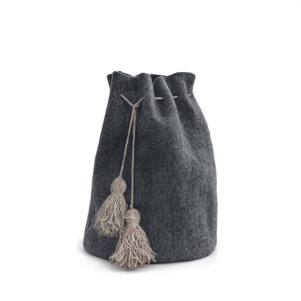 felt storage - Muskhane | high calabash | gris orage - mondocherry