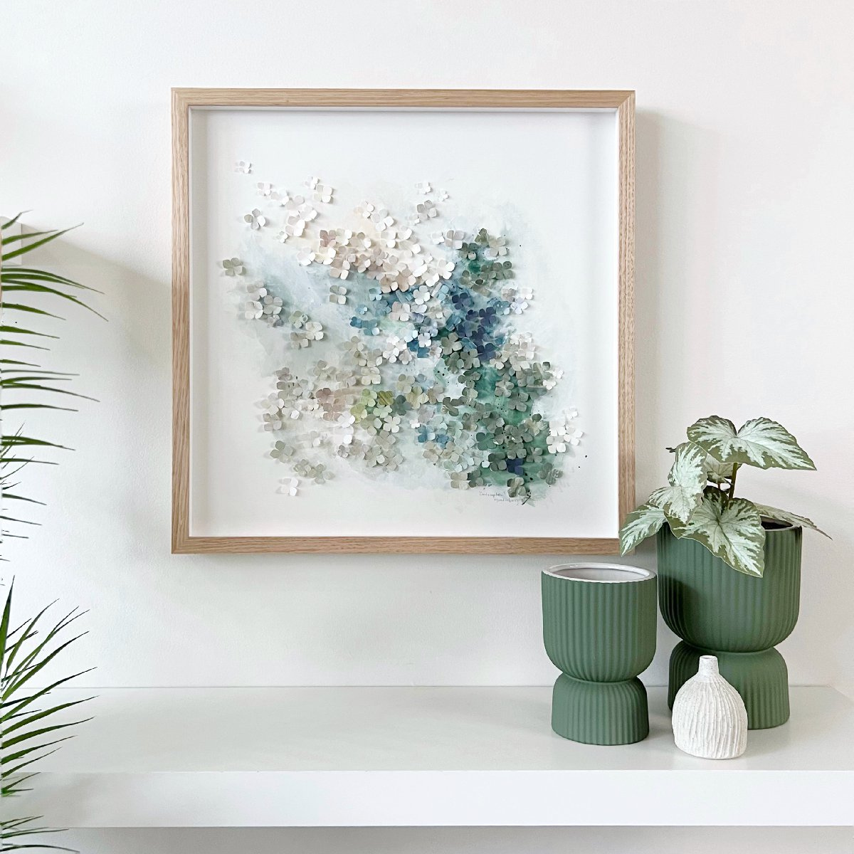 mondocherry - "contemplate" - paper wall art - scattered collection
