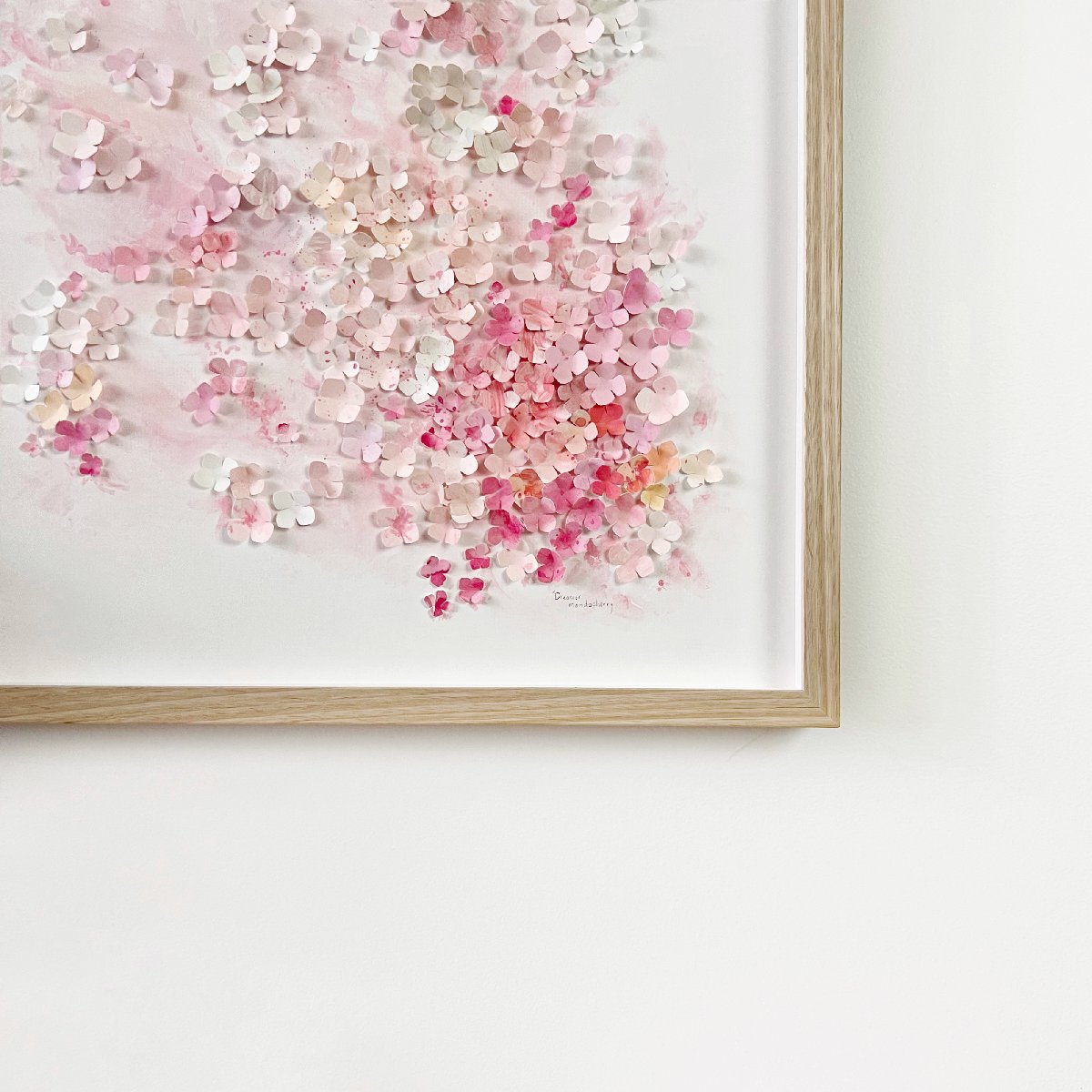"dreamer" - paper wall art - scattered collection - close