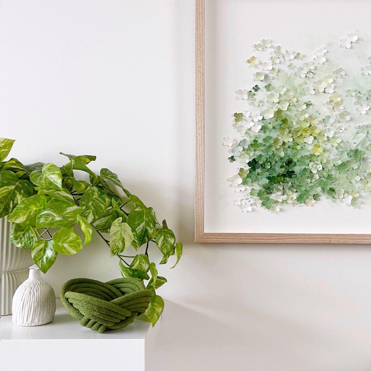 mondocherry - "wishful" - paper wall art - scattered collection - close