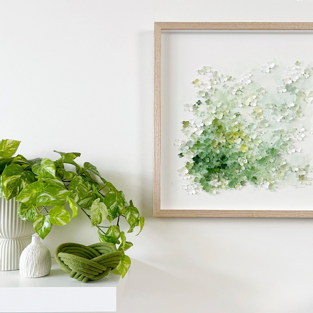 mondocherry - "wishful" - paper wall art - scattered collection - close2