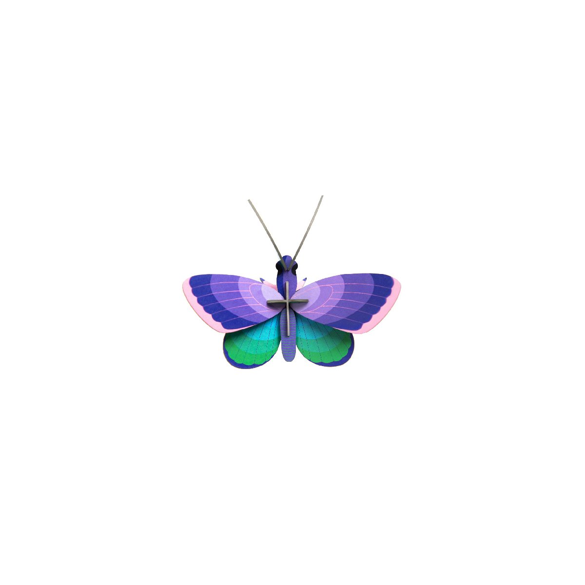 Studio Roof | blue copper butterfly wall decor
