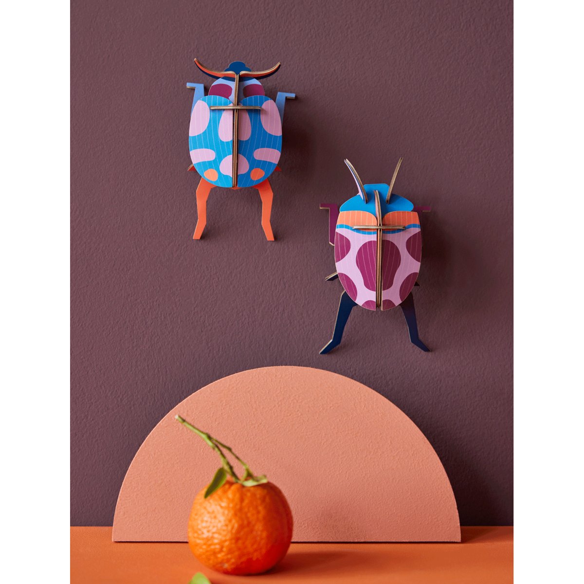 mondocherry - Studio Roof | coccinelle beetle couple wall decor - wall