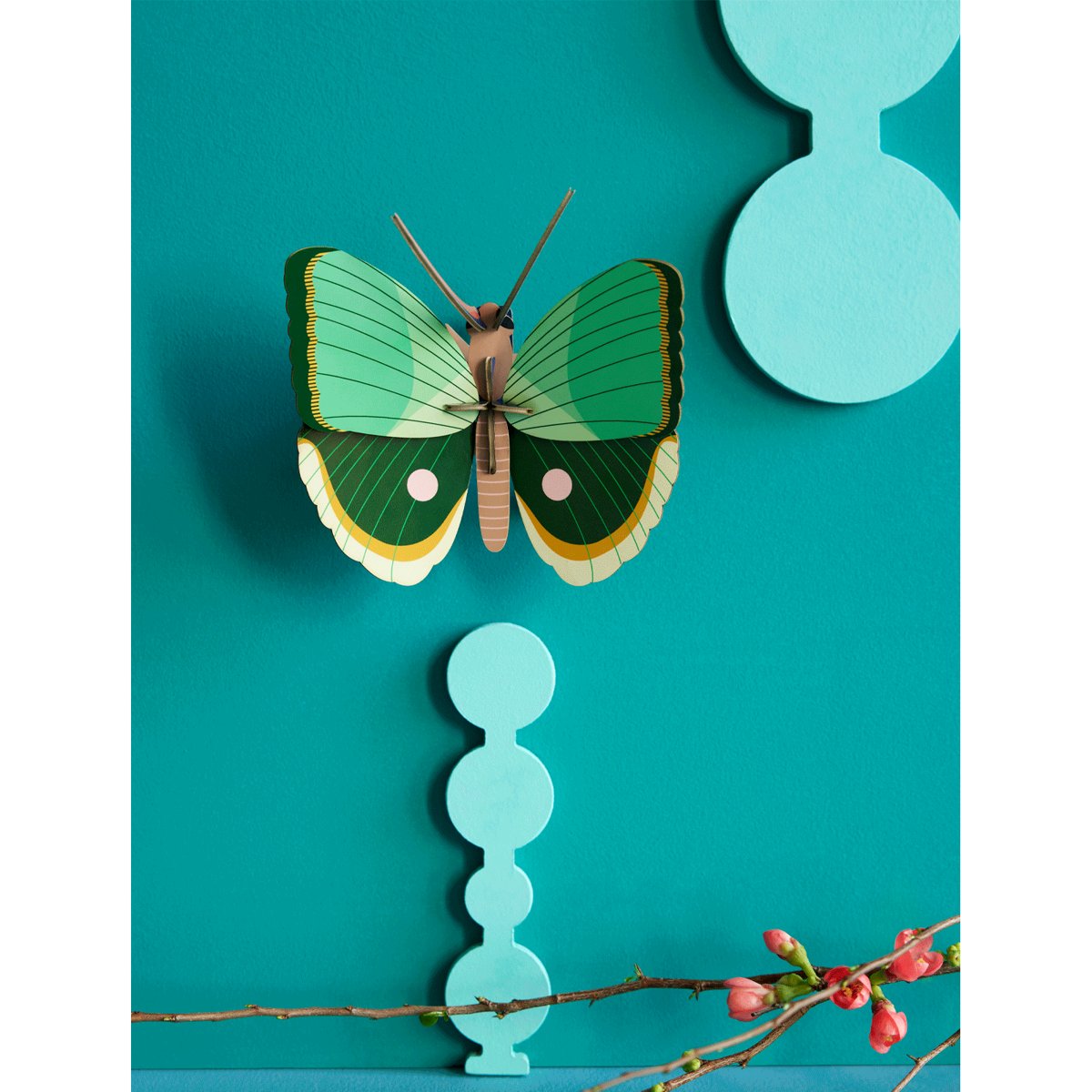 mondocherry - Studio Roof | fern striped butterfly wall decor - wall