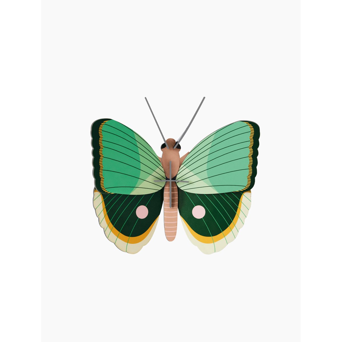 mondocherry - Studio Roof | fern striped butterfly wall decor