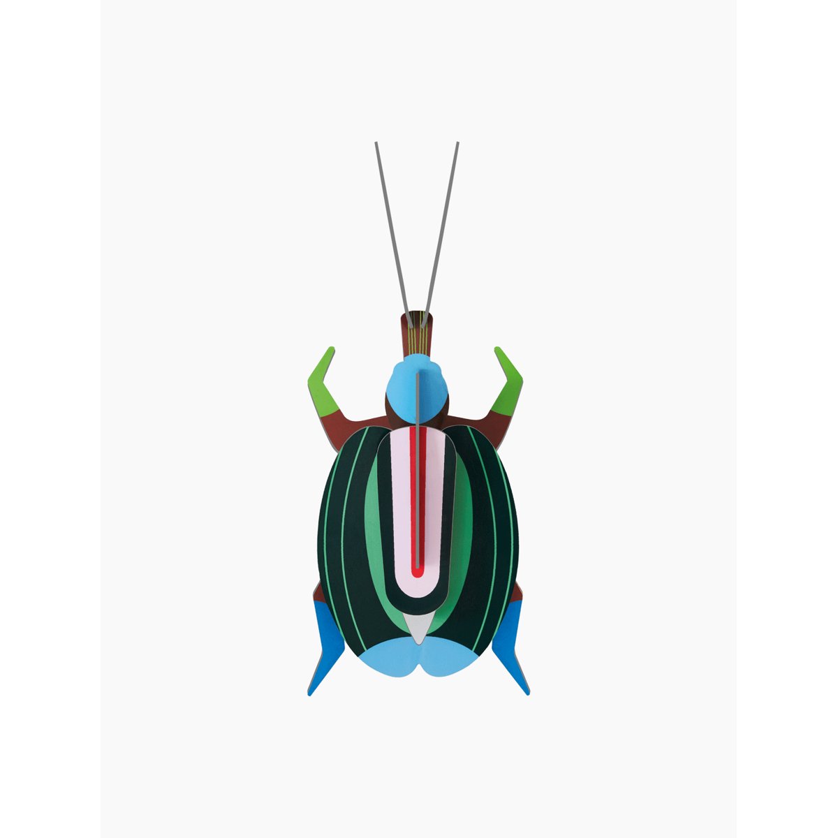mondocherry - Studio Roof | green fig beetle wall decor