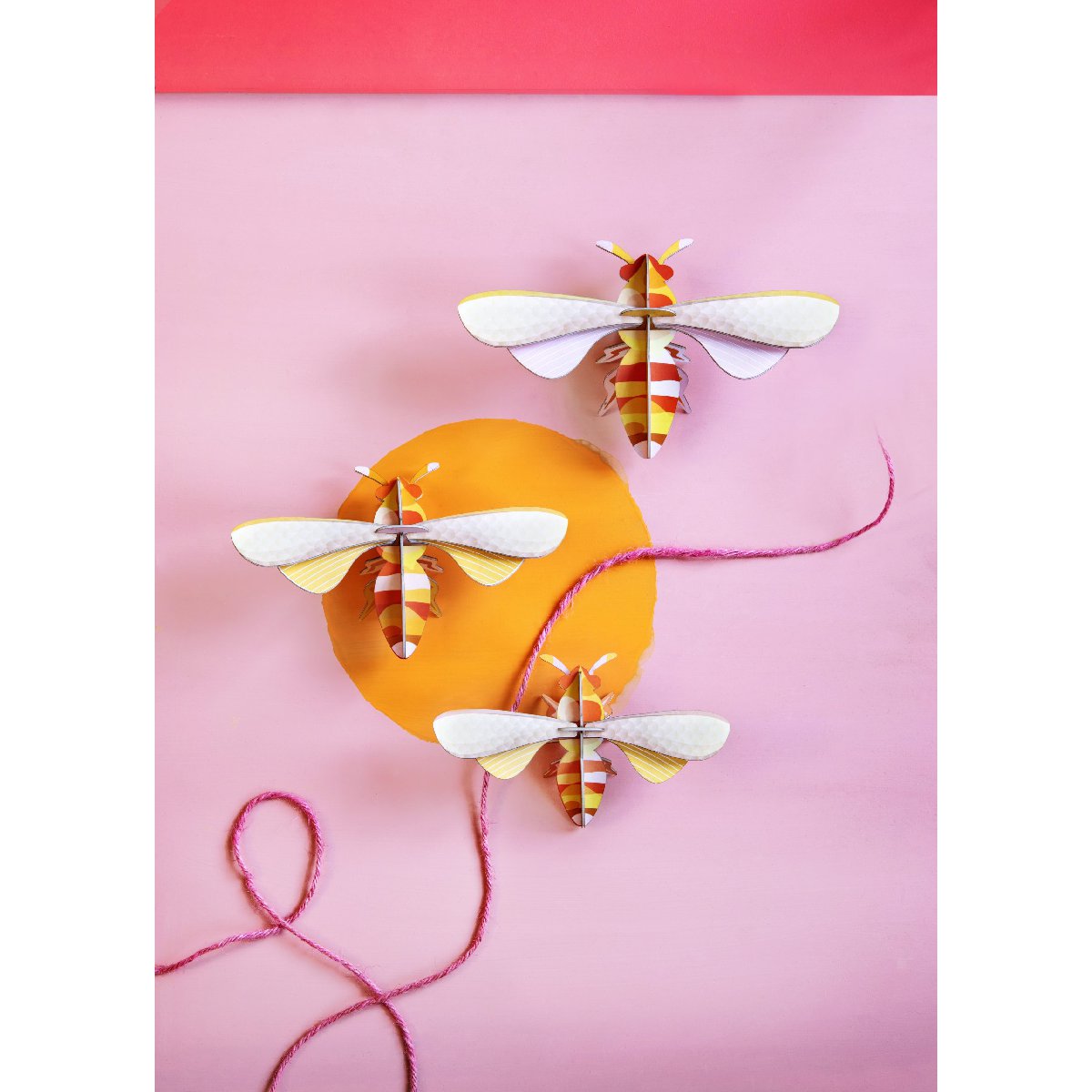 Studio Roof | honey bees | set of 3 | wall decor - wall