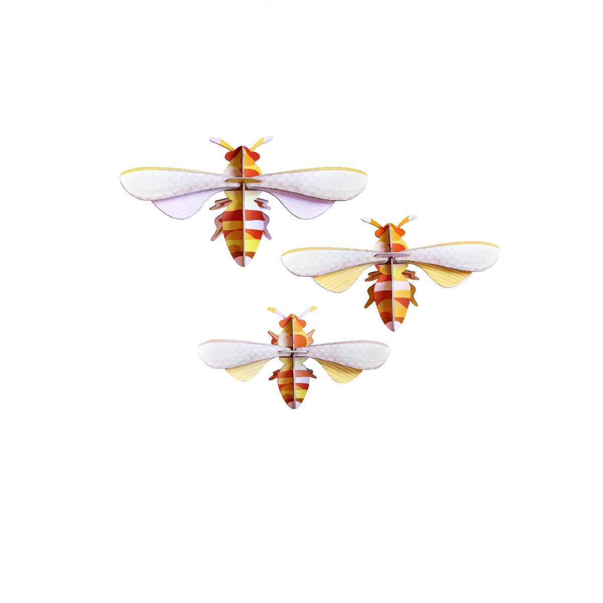 Studio Roof | honey bees | set of 3 | wall decor