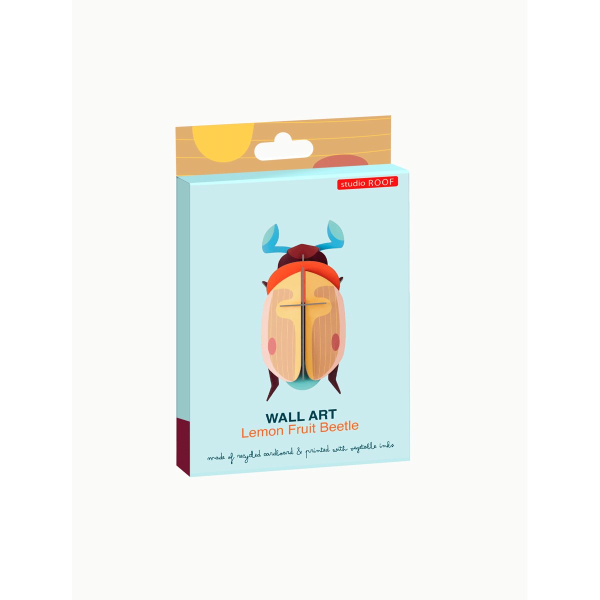 mondocherry - Studio Roof | lemon fruit beetle wall decor - box