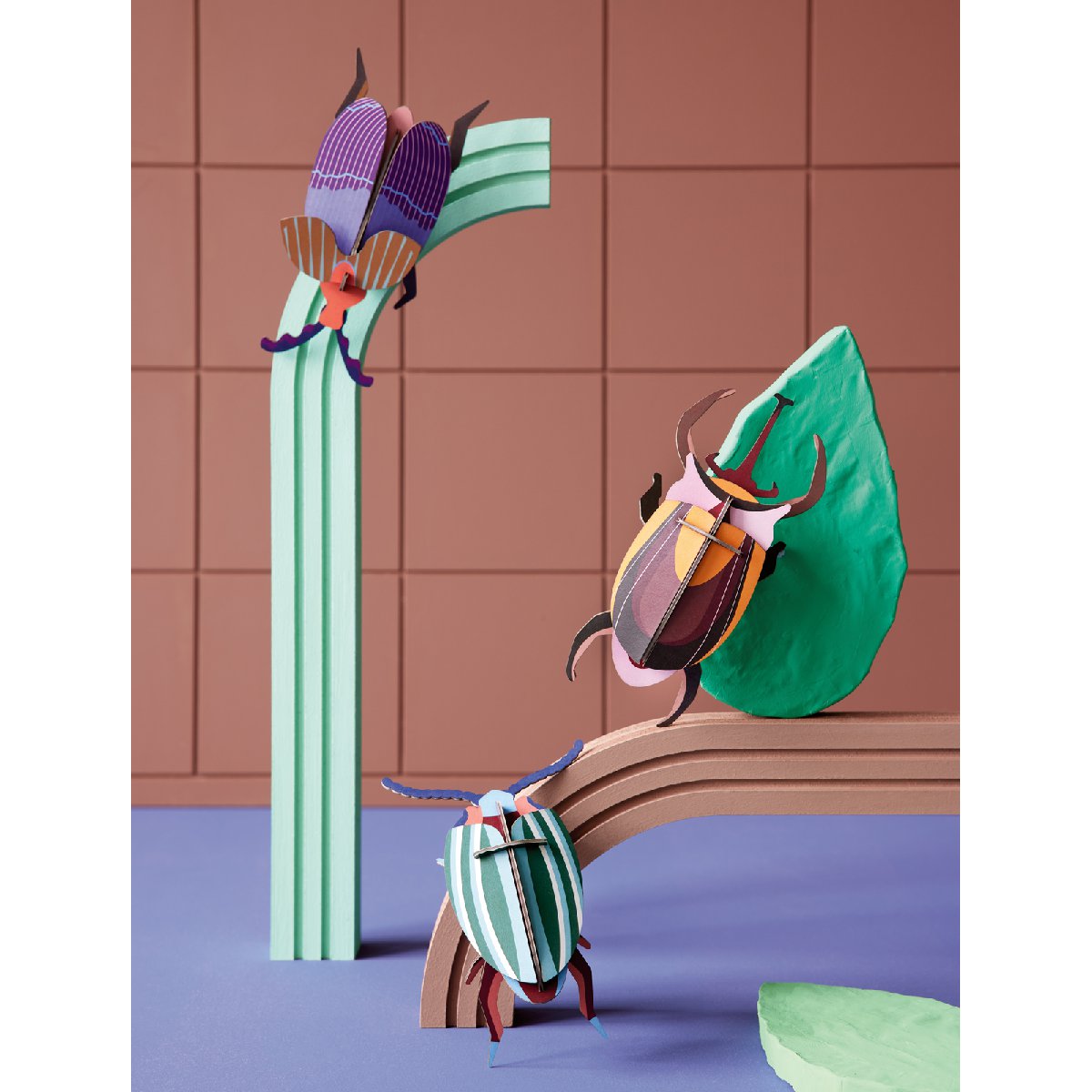 mondocherry - Studio Roof | rainbow leaf beetle wall decor - collection