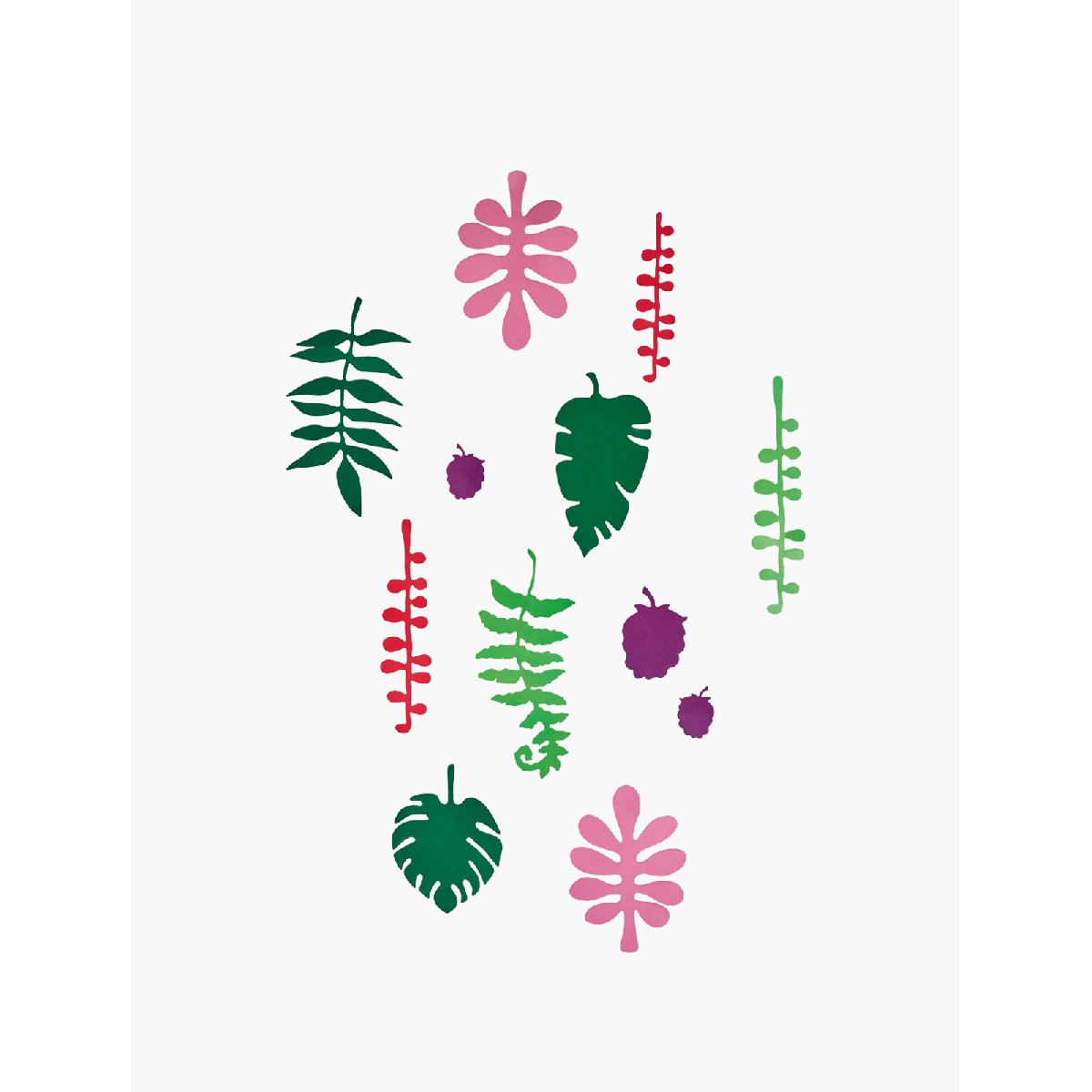 mondocherry - Studio Roof | tropical leaves wall decoration