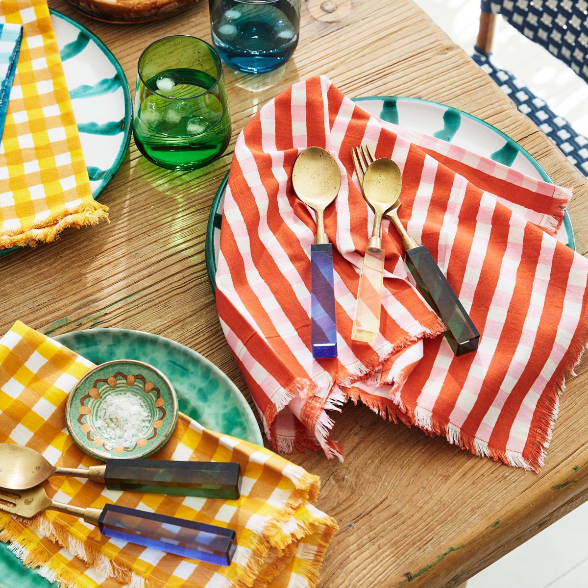 Walter G | bodrum cotton napkins | marigold (set of 4) - table