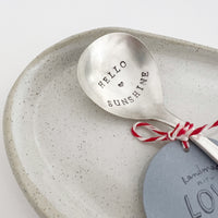 Fourchette and Cie | dessert spoon | “hello sunshine"