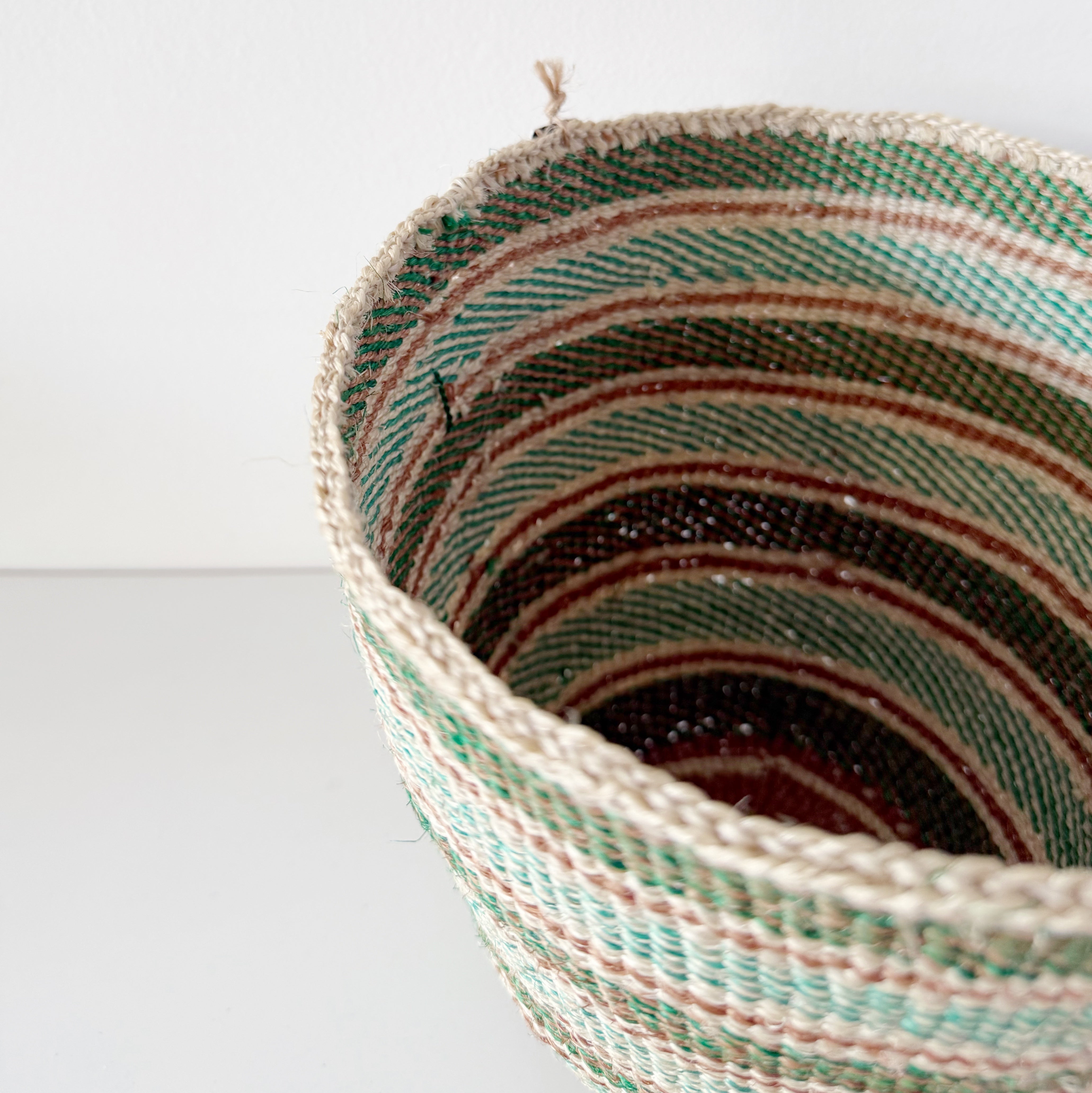 African fine weave basket #19