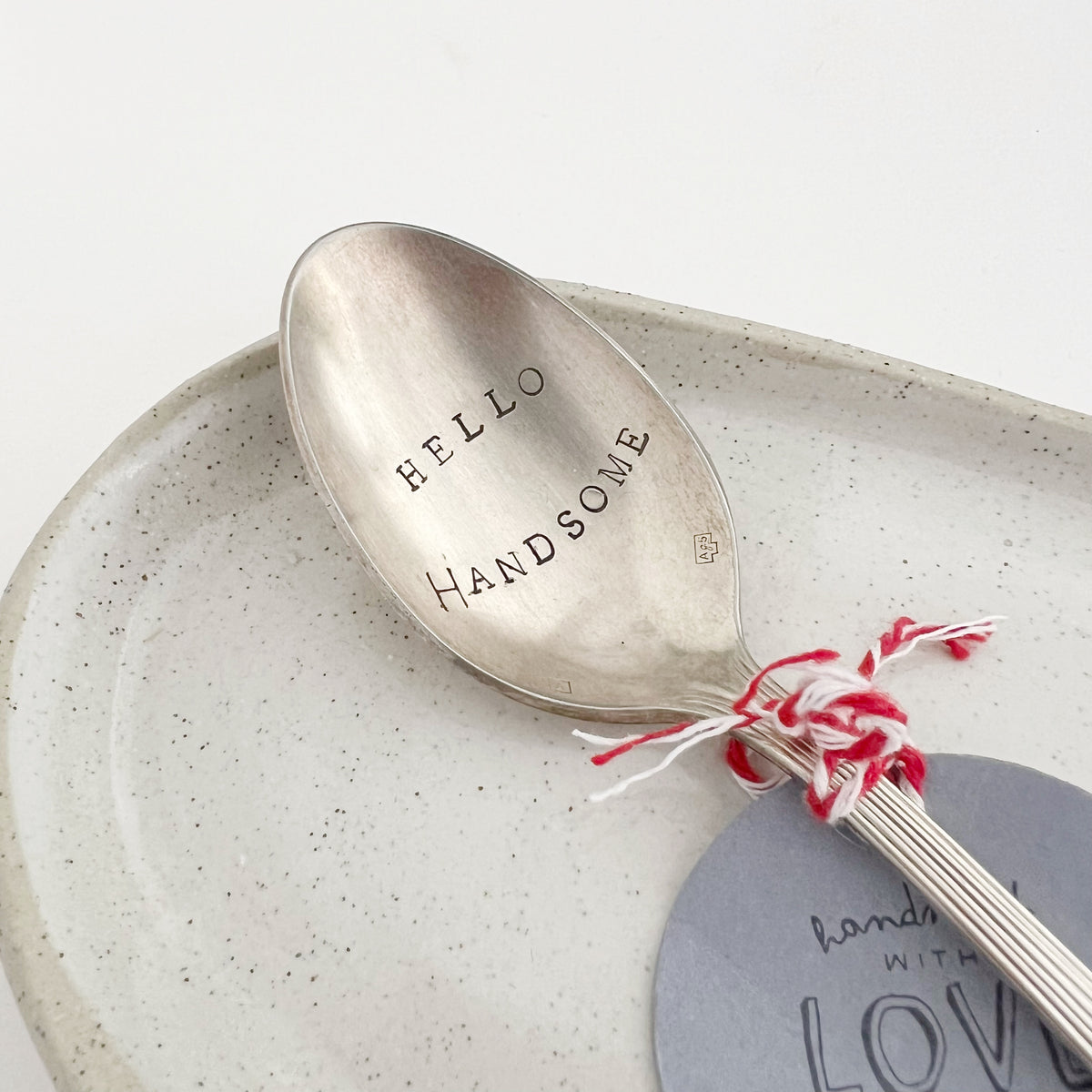 Fourchette and Cie | large spoon | “hello handsome"