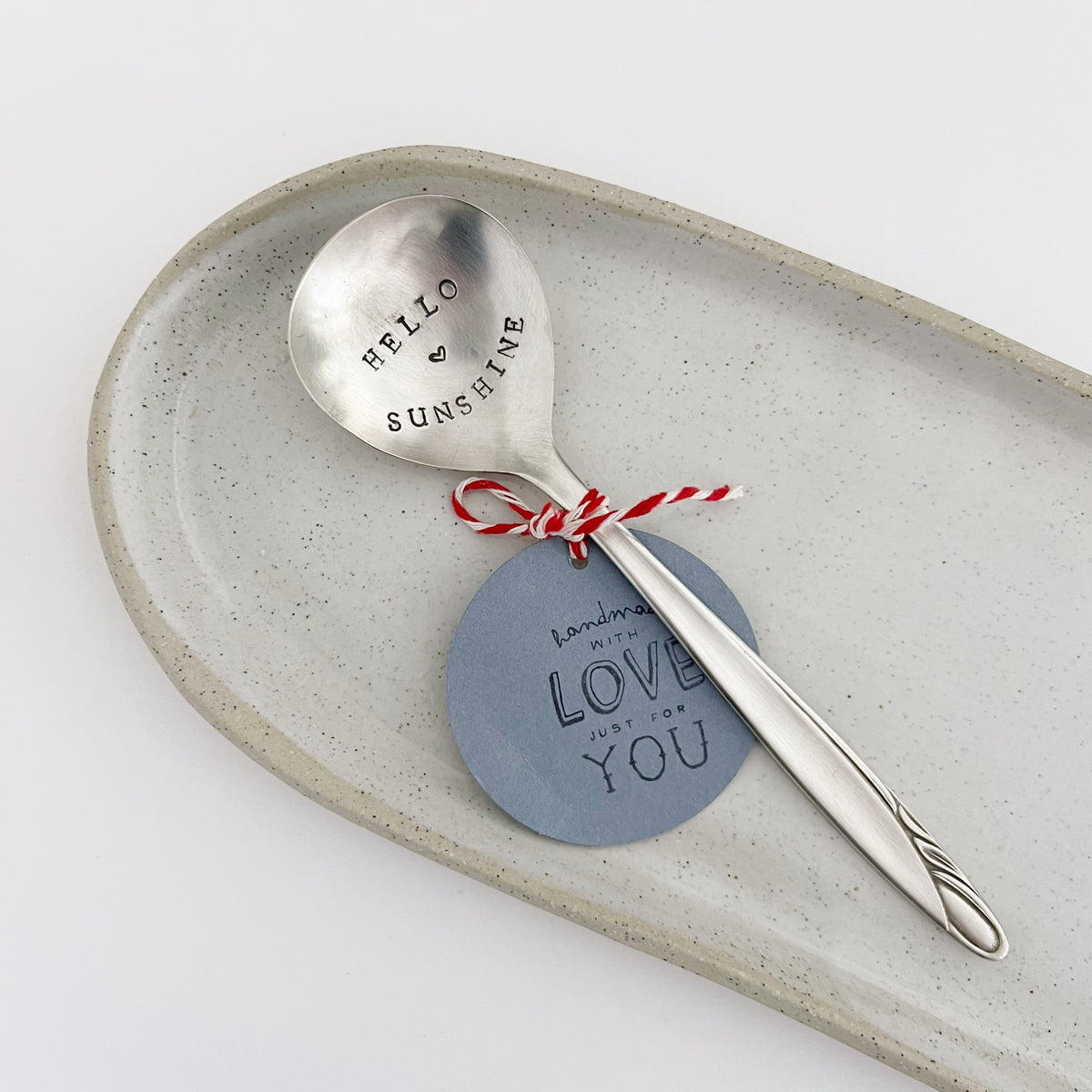 Fourchette and Cie | dessert spoon | “hello sunshine"