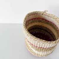 mondocherry - African fine weave basket - close