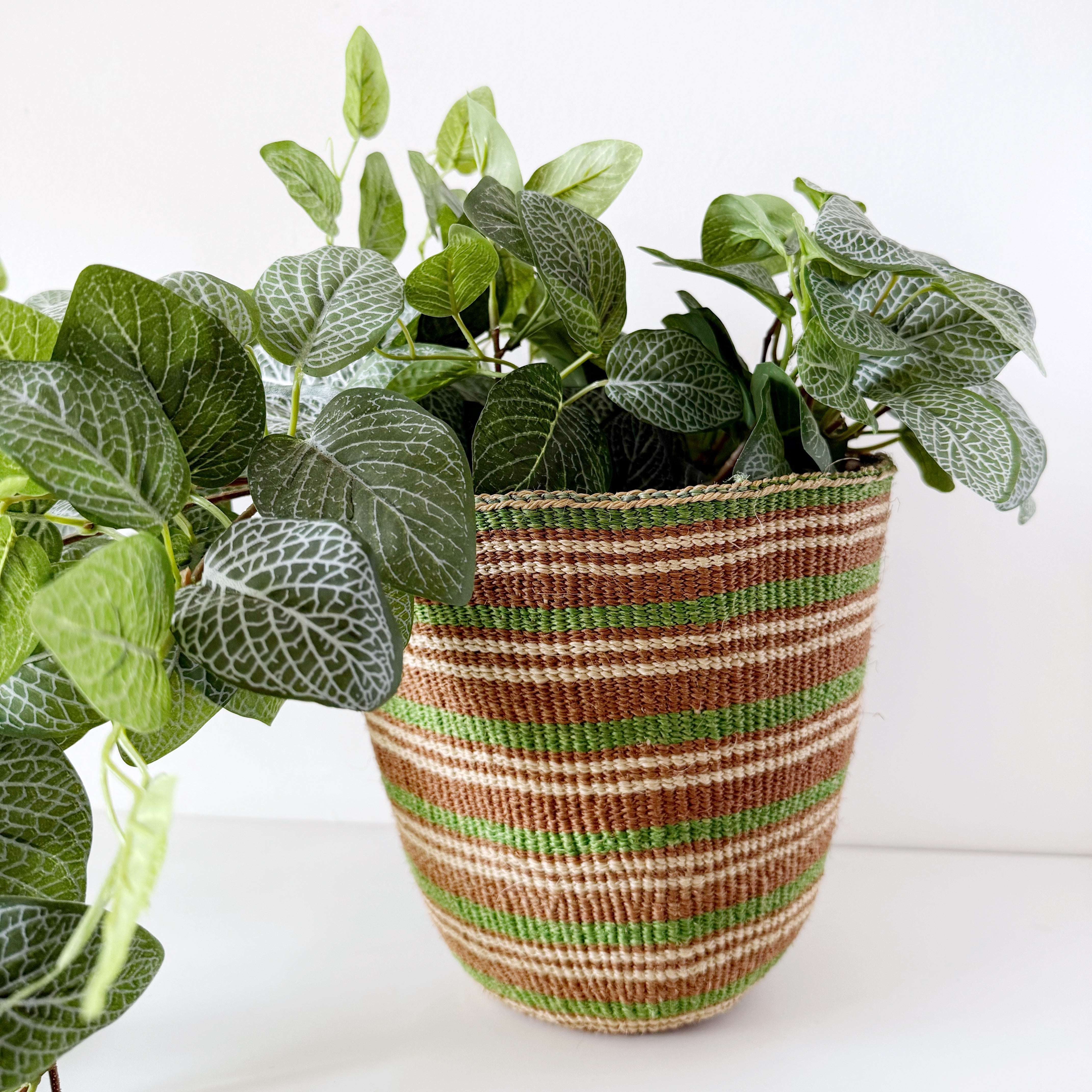 African fine weave basket #16