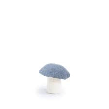 Muskhane | felt mushroom | small | mineral blue