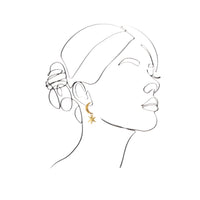 mondocherry - We Dream in Colour jewellery | wee starlet earrings - wear