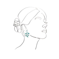 We Dream in Colour | ophelia earrings | verdigris
