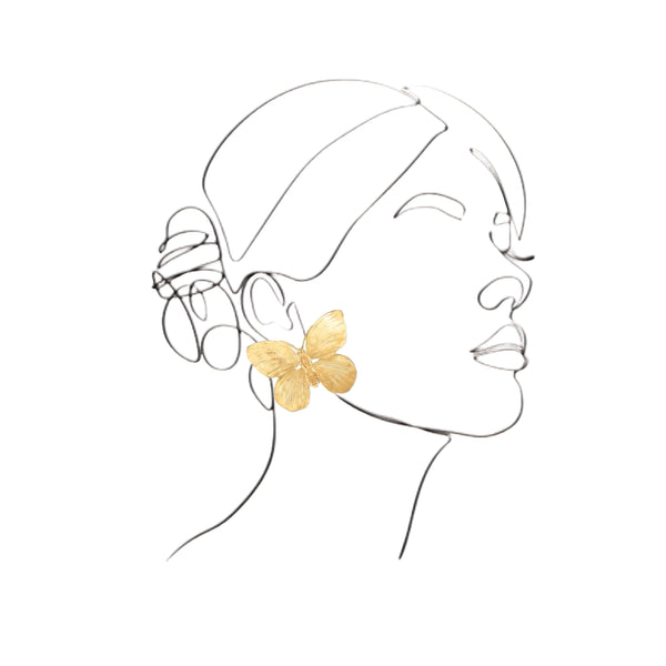 mondocherry - We Dream in Colour jewellery | papillion earrings - wear