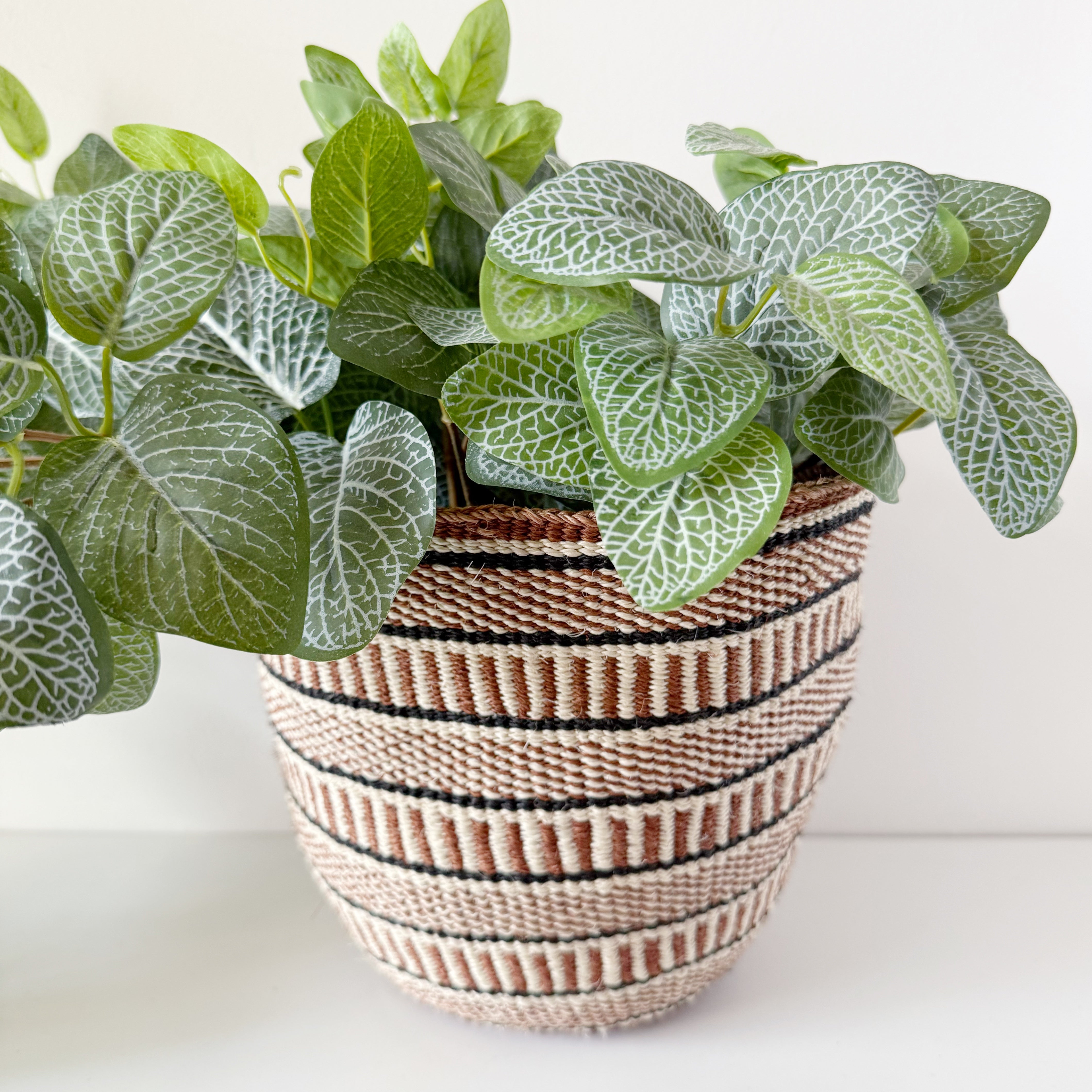 African fine weave basket #18