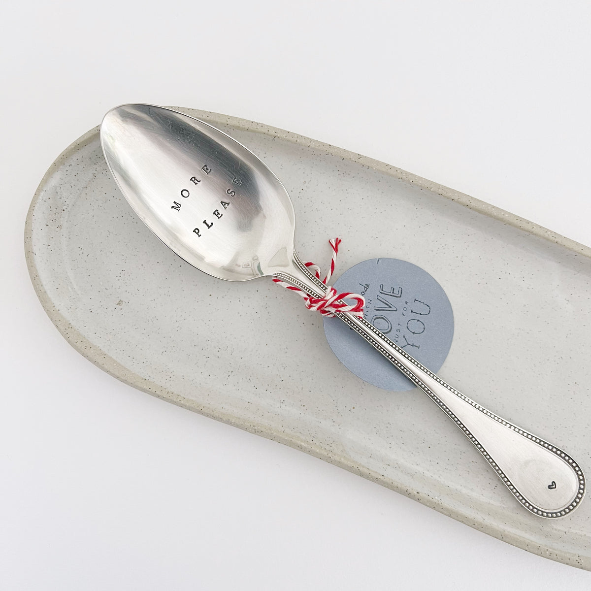Fourchette and Cie | serving spoon | “more please"