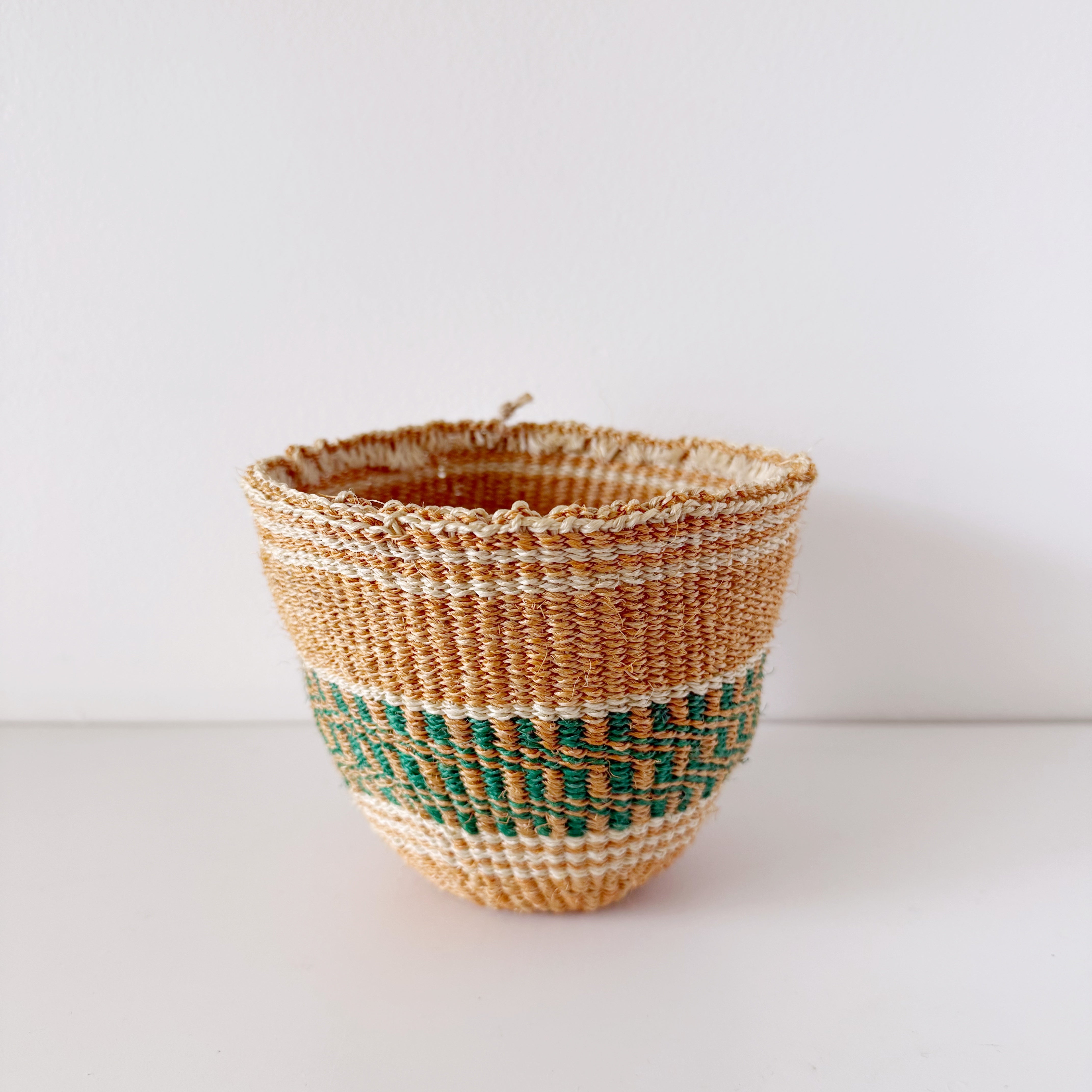 African fine weave basket #28