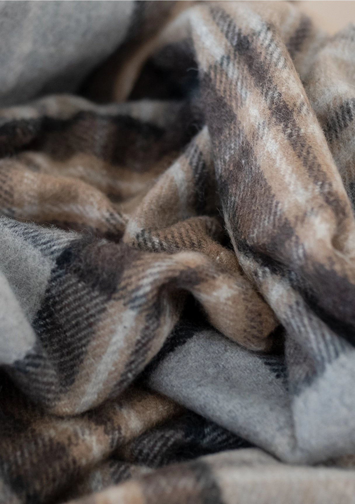 TBCo | recycled wool picnic blanket in mackellar tartan