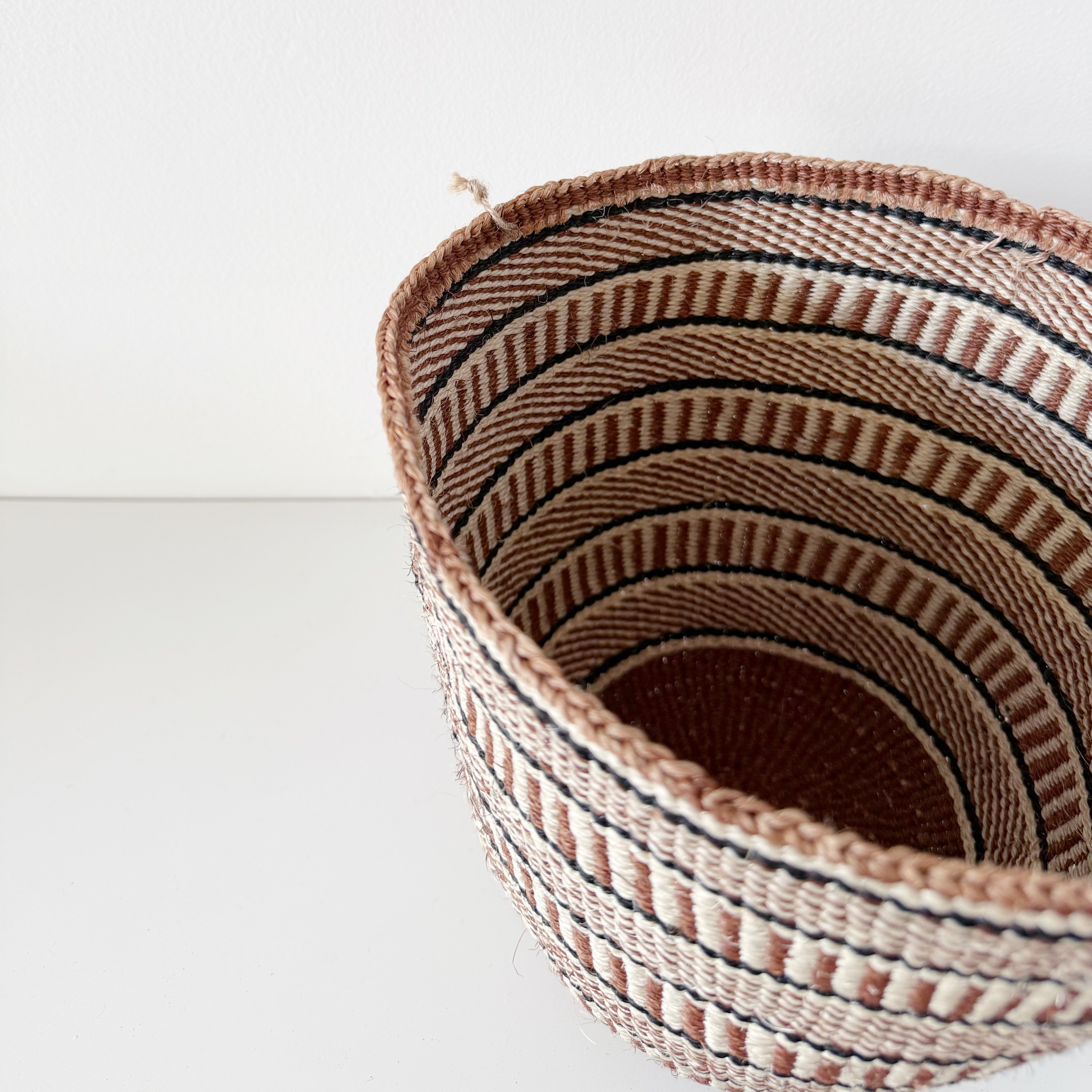African fine weave basket #18
