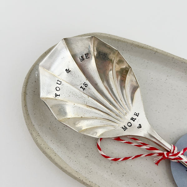 Fourchette and Cie | serving spoon | “you and me is more"