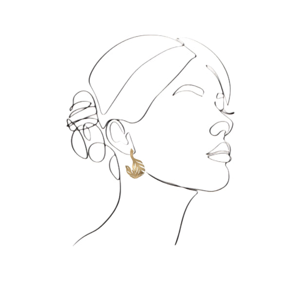 mondocherry - We Dream in Colour jewellery | quill earrings - wear