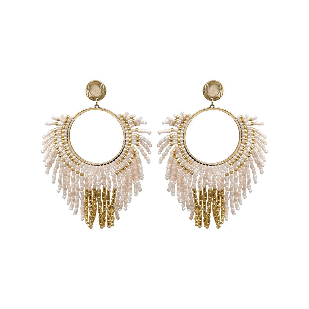 mondocherry - Belle Mais Pas Que | isla earrings | white jasmin