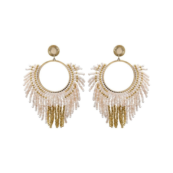 mondocherry - Belle Mais Pas Que | isla earrings | white jasmin