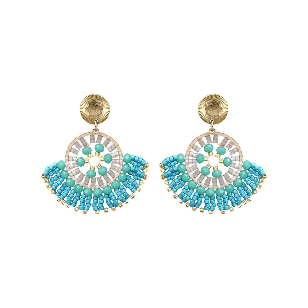 mondocherry - Belle Mais Pas Que | joya earrings | blue ocean