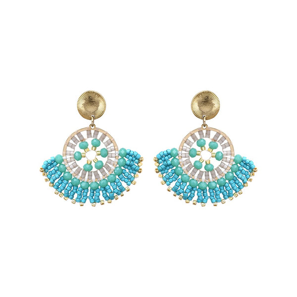 mondocherry - Belle Mais Pas Que | joya earrings | blue ocean